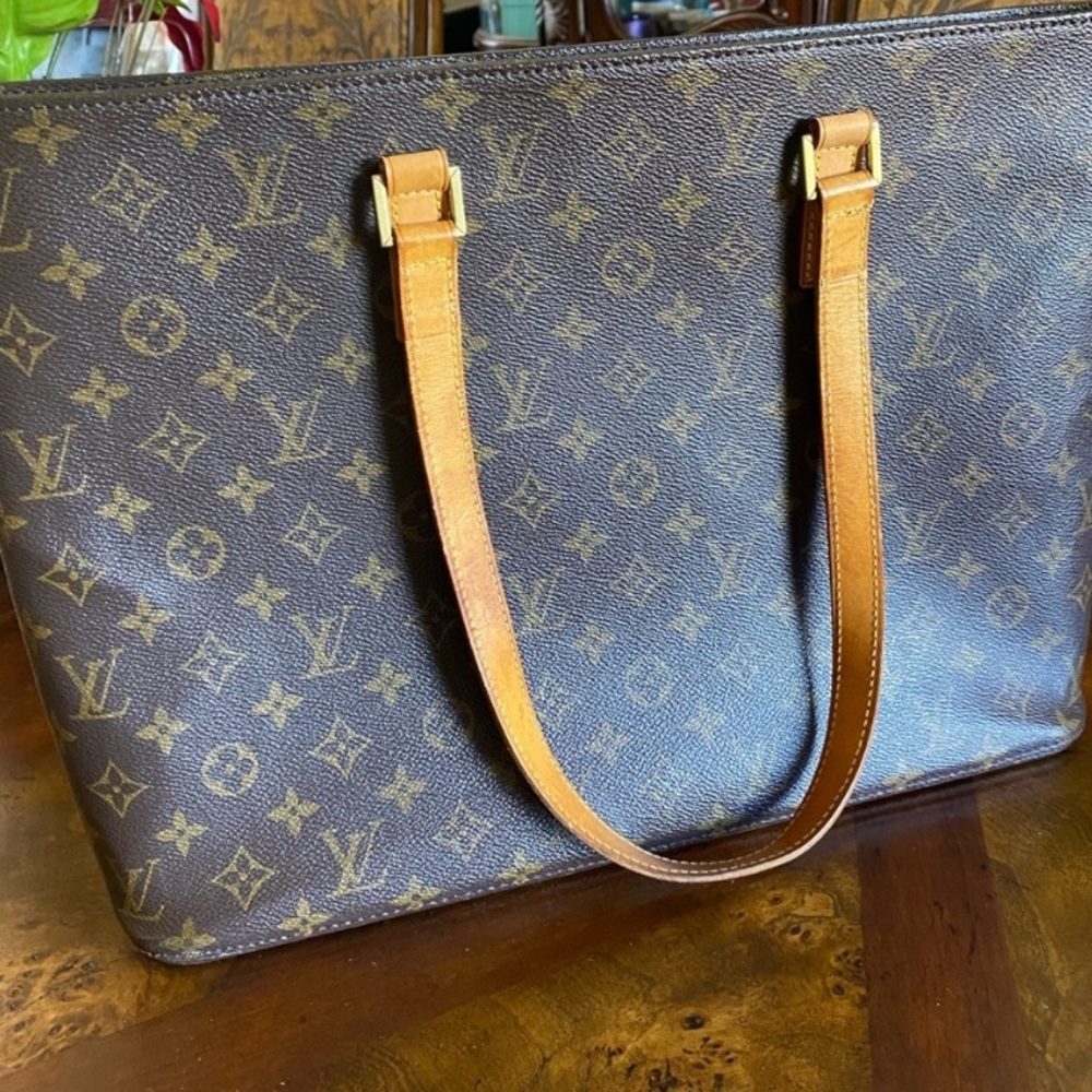 Authentic Luco Monogram tote bag